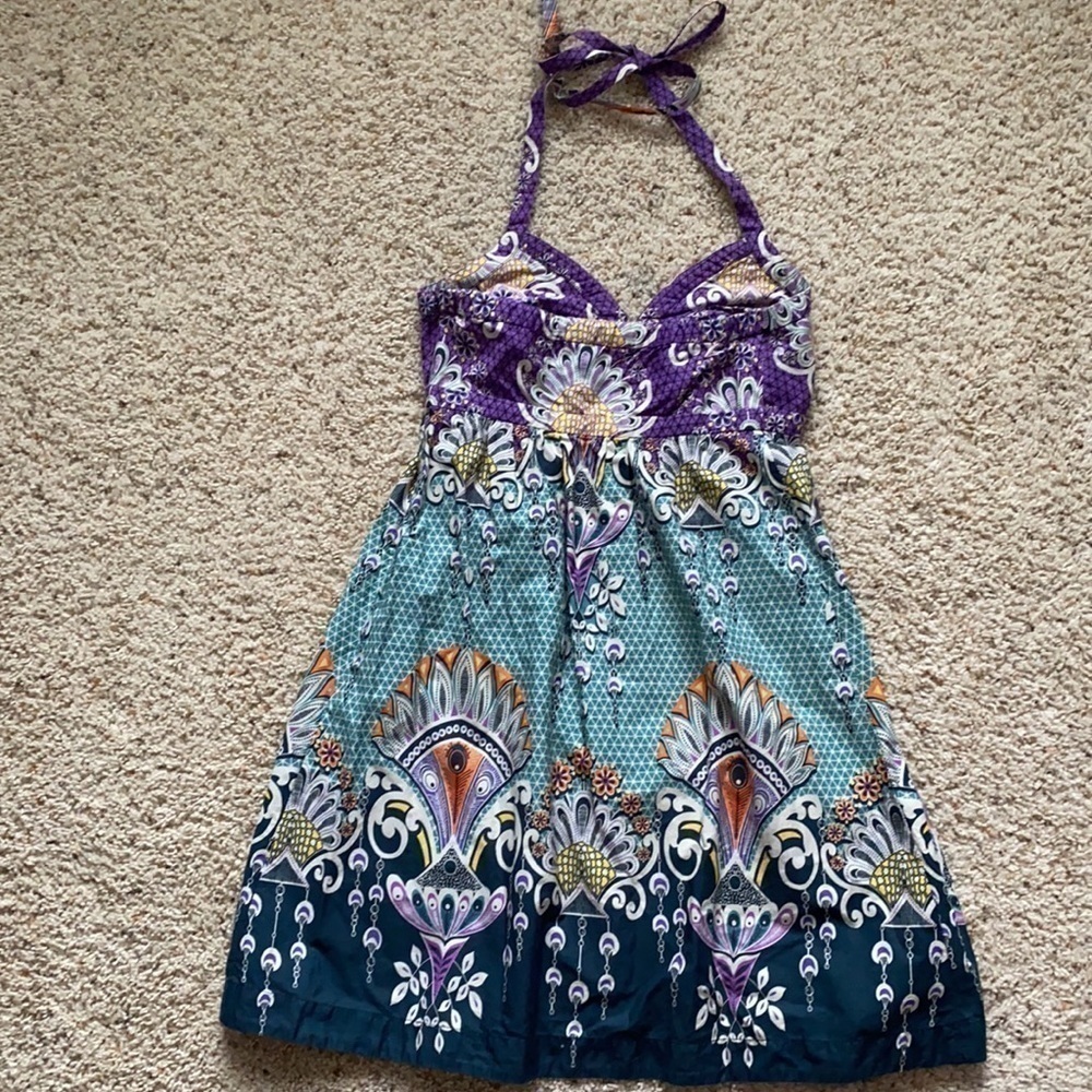 Express a halter Babydoll Dress 6 - Picture 5 of 11